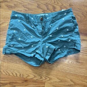 Old Navy Blue Cargo Shorts Lightweight Cotton